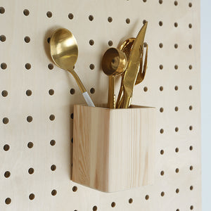 Wall Shelf & Keys Placement Pegboard